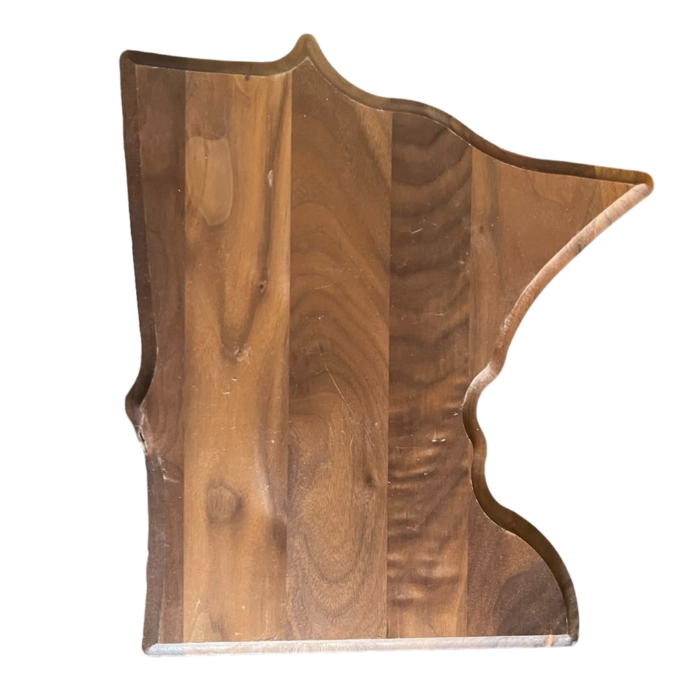 Minnesota State MN Wood Cut Out Wall Art Plank DIY Crafts Decoration Rustic